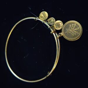 Alex and Ani Women's Gold Tone Bracelet - Seven Swords